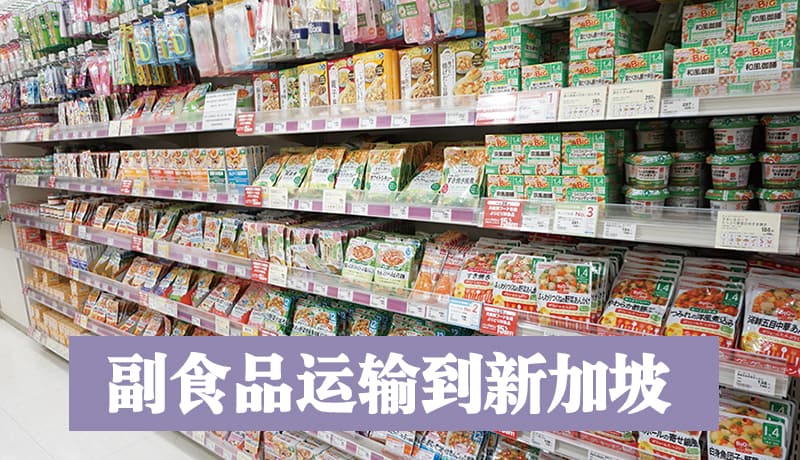 食品运输到新加坡