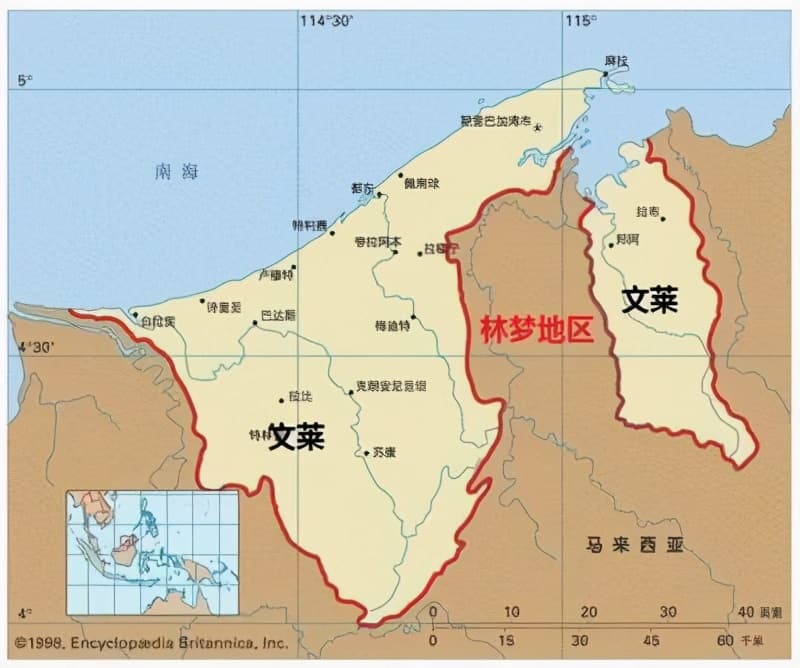 文莱地理位置