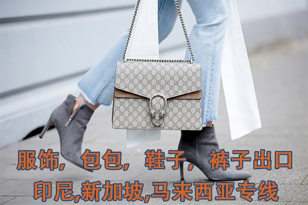 服饰，包包，裙子，裤子整柜出口到印尼海运双清专线 递接物流