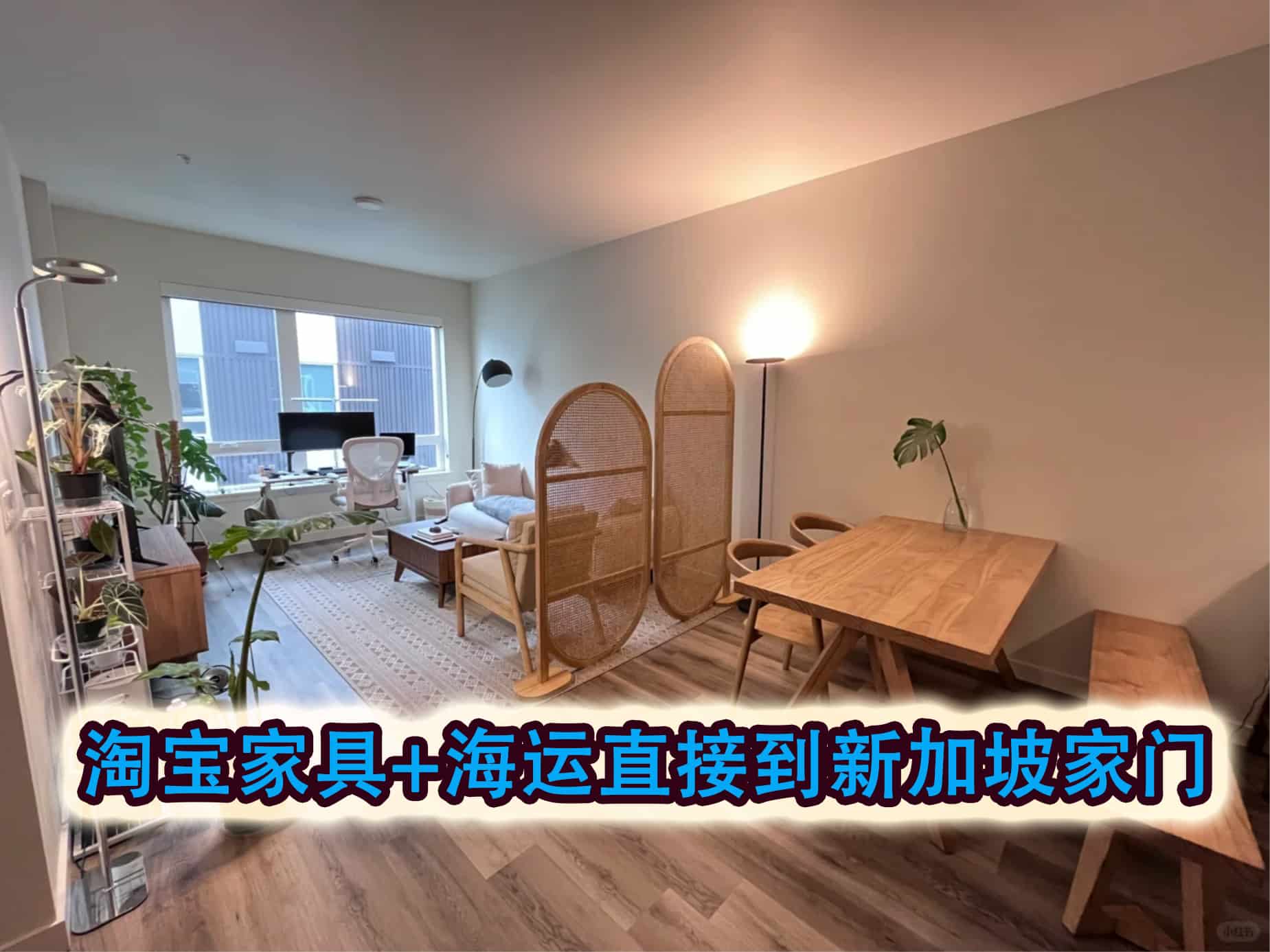 淘宝家具+海运直接到新加坡家门，双清到门，省钱方便！淘宝家具+海运直接到新加坡家门，双清到门，省钱方便！