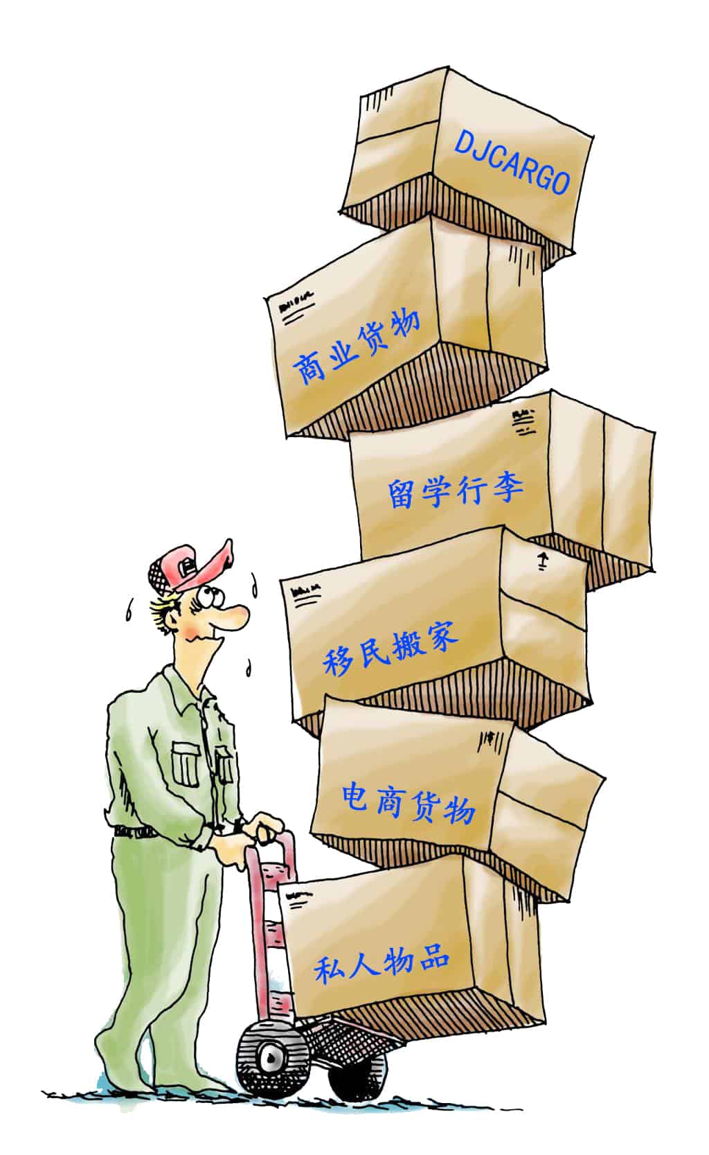 国际海运可承接的货物