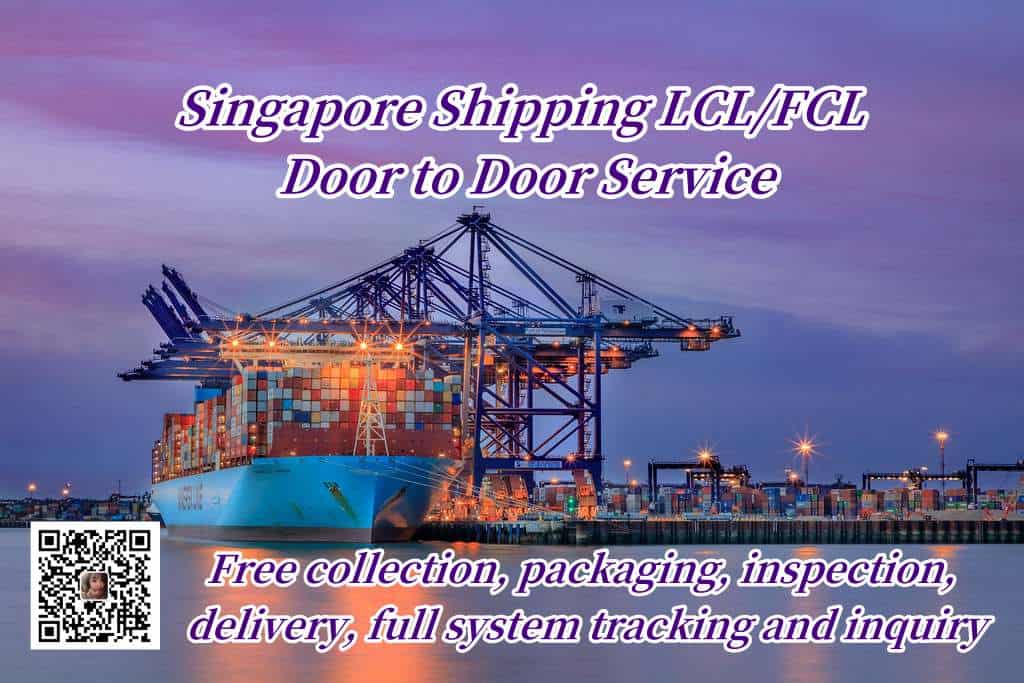 Singapore shipping LCL FCL  DOOR TO DOOR SERVICE