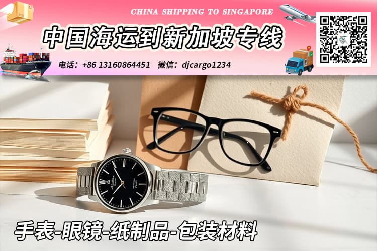 手表-眼镜-纸制品-包装材料海运整柜到新加坡本地清关派送