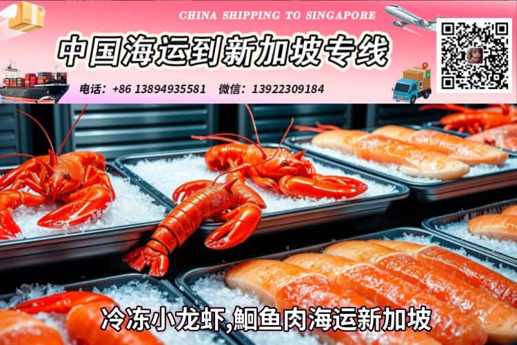 冷冻小龙虾,鮰鱼肉海运新加坡