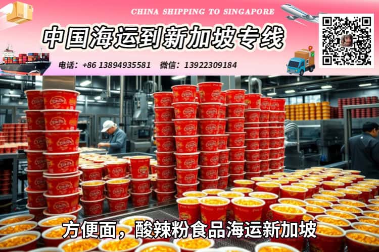 方便面，酸辣粉食品海运空运新加坡