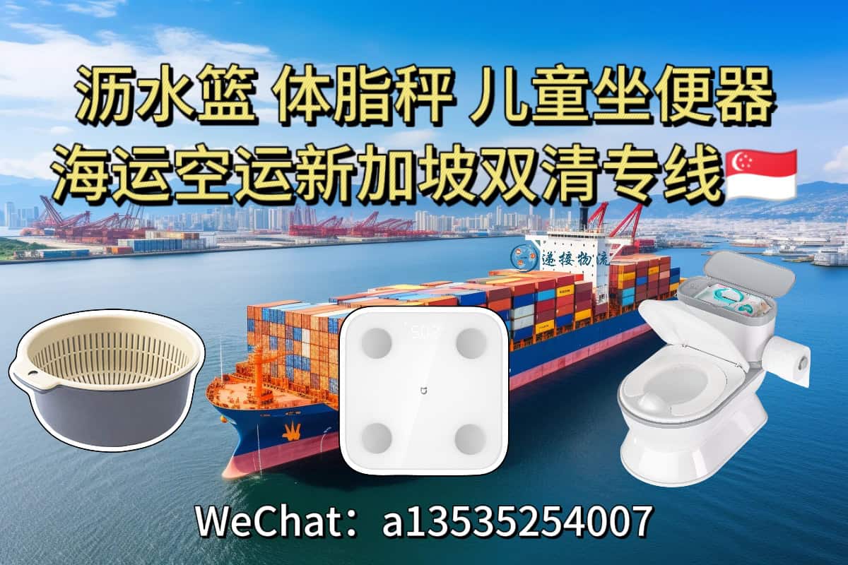 厨房沥水篮、体脂秤、儿童坐便器海运到新加坡｜双清到门物流服务