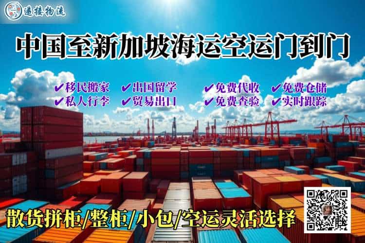 中国至新加坡海运空运门到门