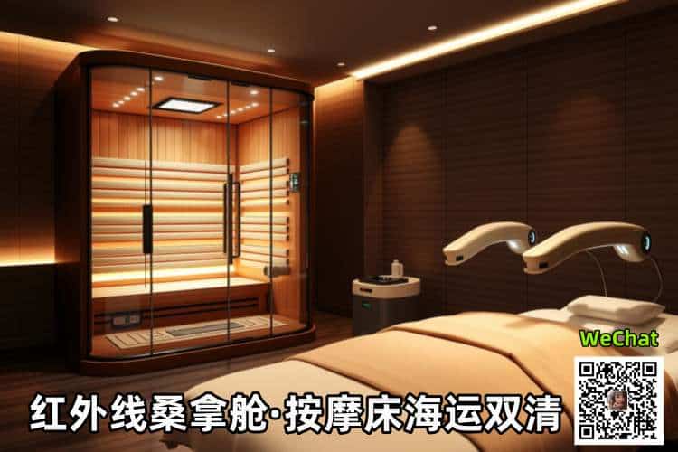 红外线桑拿舱·按摩床海运新加坡马来西亚双清