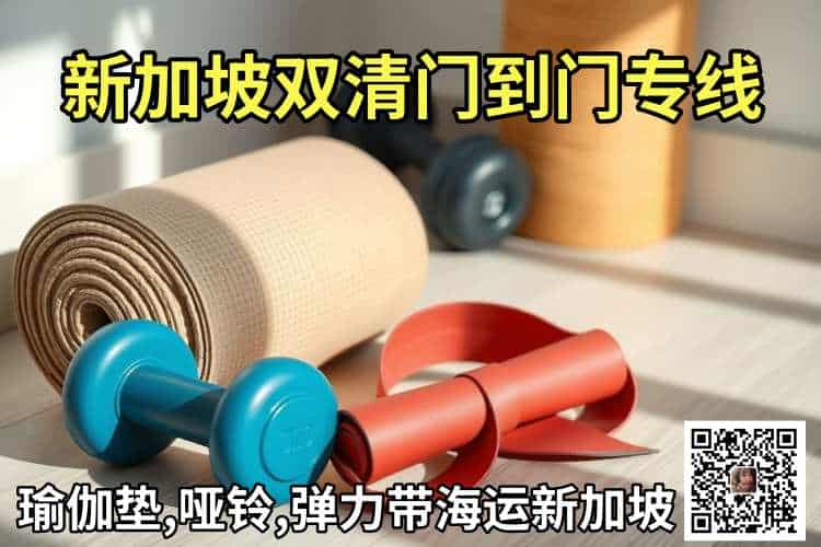 瑜伽垫,哑铃,弹力带海运新加坡