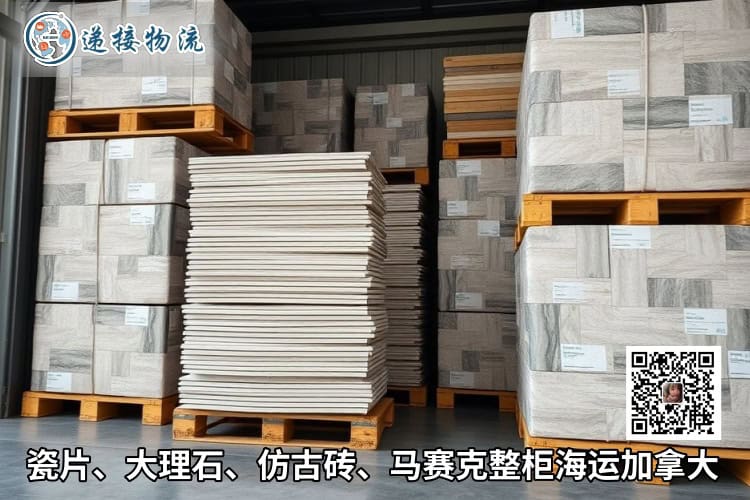 瓷片、大理石、仿古砖、马赛克整柜海运加拿大
