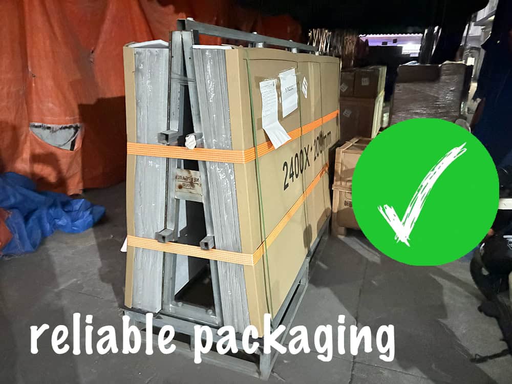 reliable packaging for marble panel