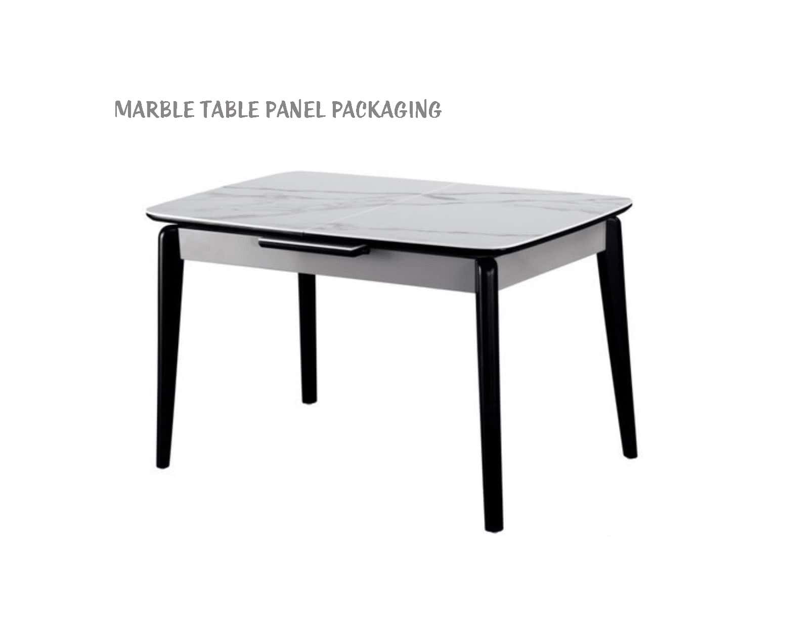 marble table panel packaging
