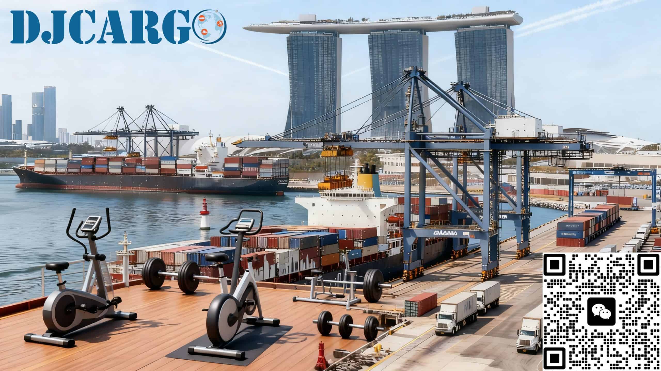 中国健身器材海运到新加坡服务