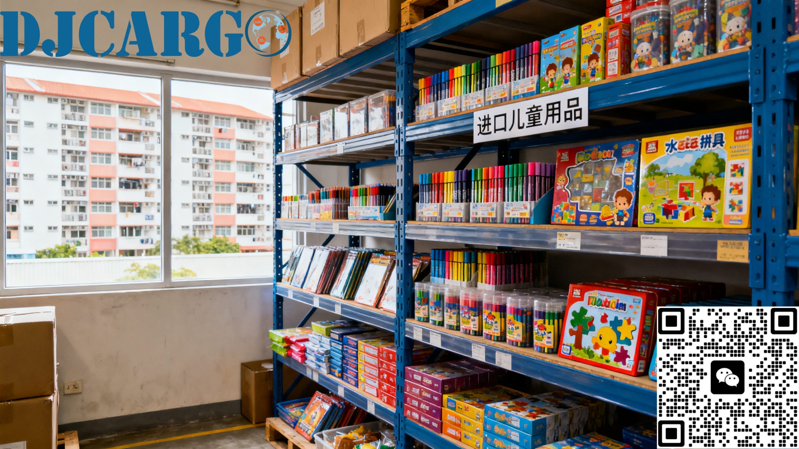 中国海运出口儿童玩具学生文具专线服务公司新加坡