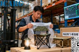 露营装备装柜海运出口到马来西亚