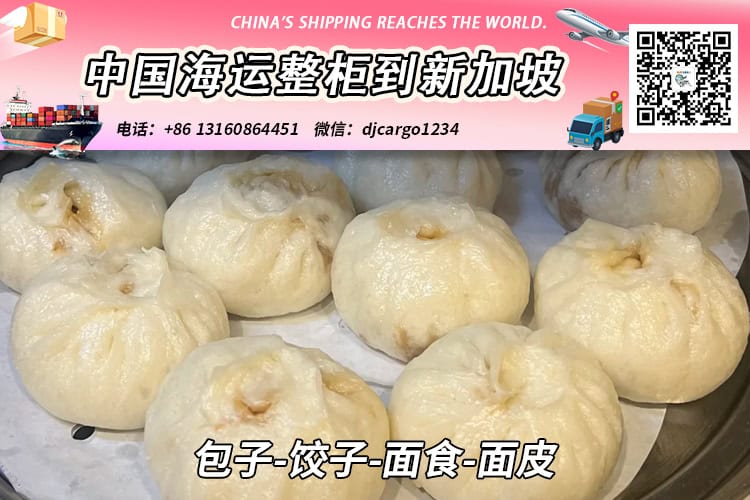 包子-饺子-面食-面皮海运整柜拼箱到新加坡全程-18°