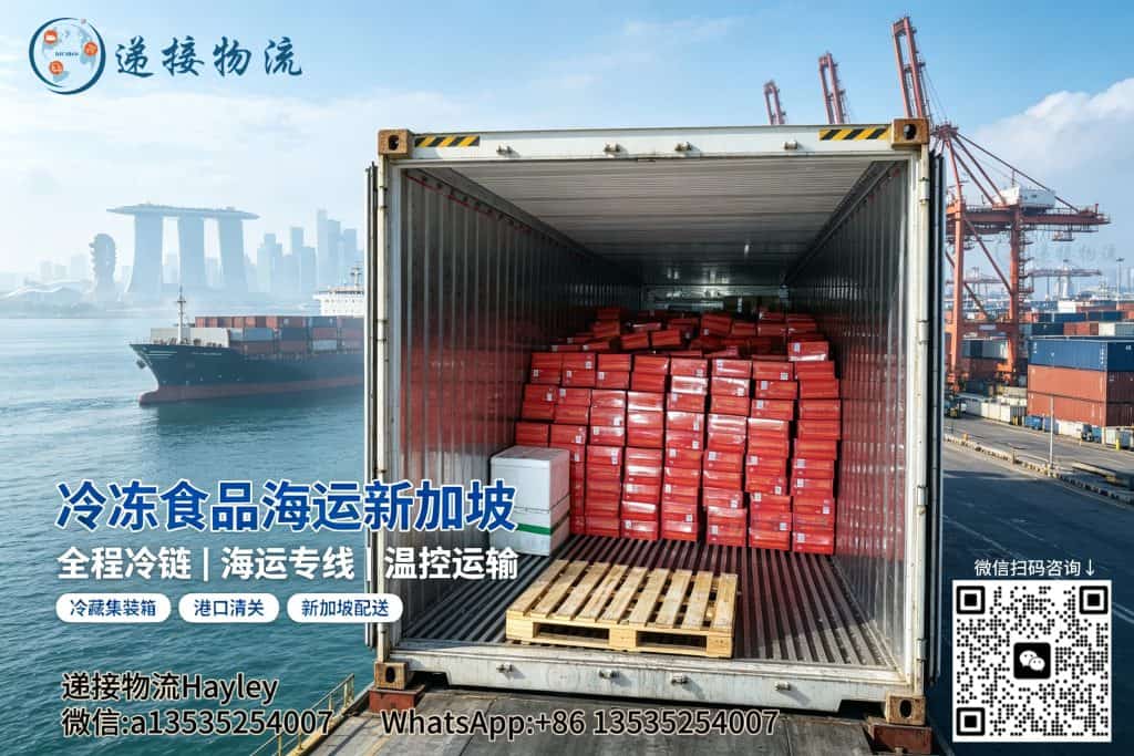 中国冻品出口新加坡全解析:-18℃冷链拼箱+SFA合规清关实操指南