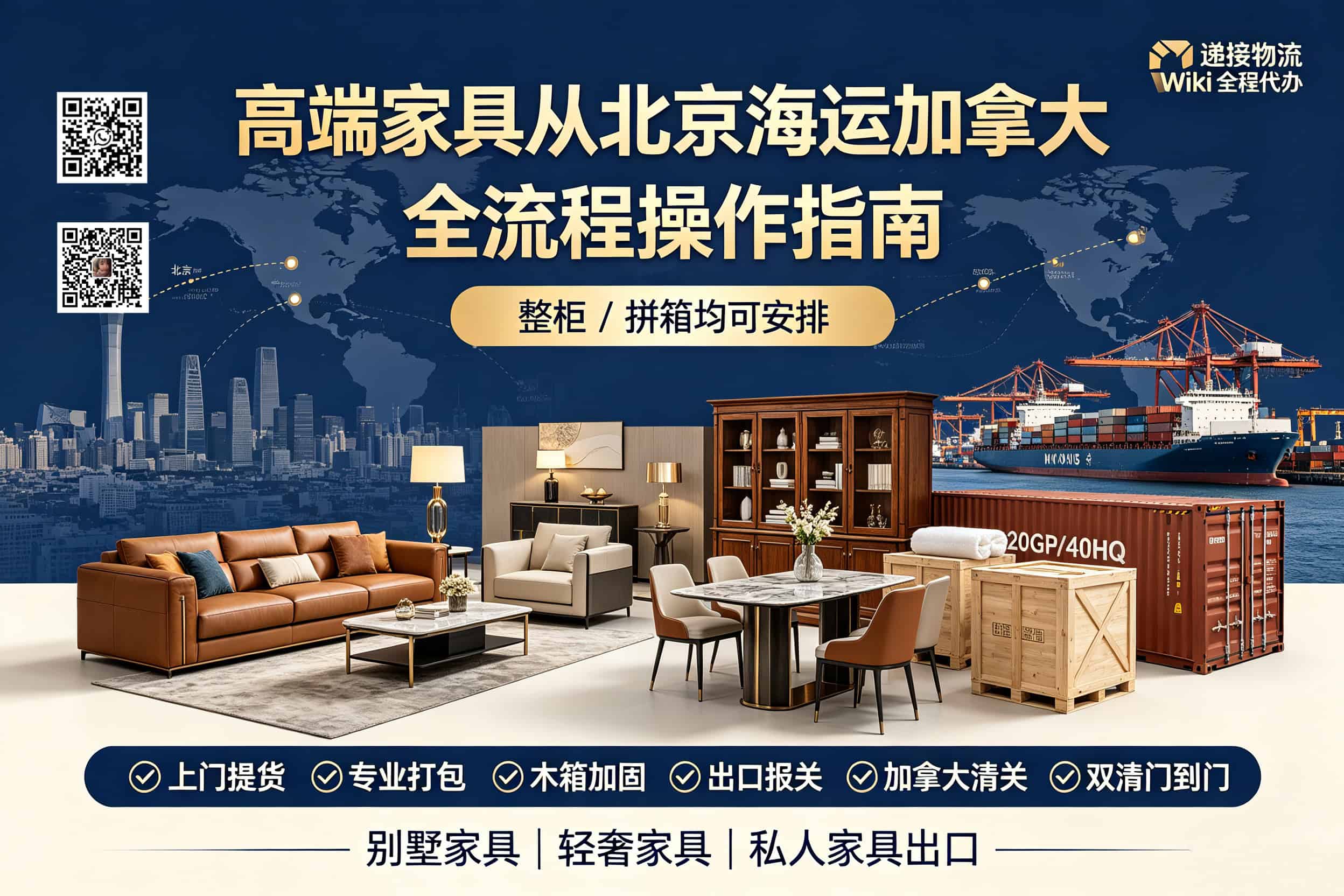 Sea freight from Beijing to Canada