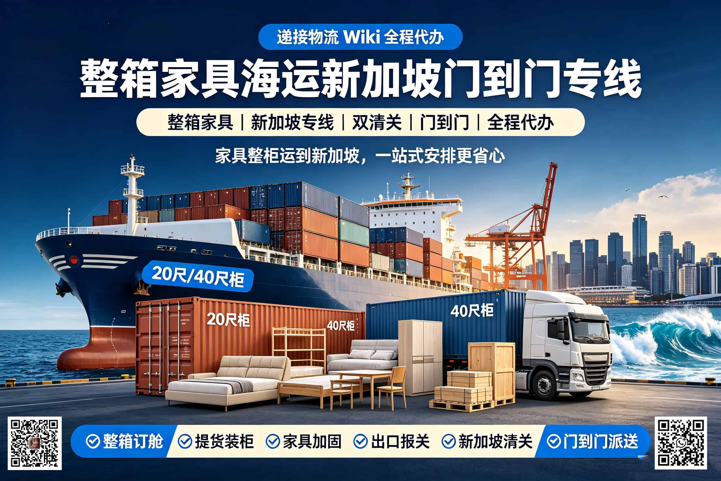 Furniture - FCL Shipping from Singapore