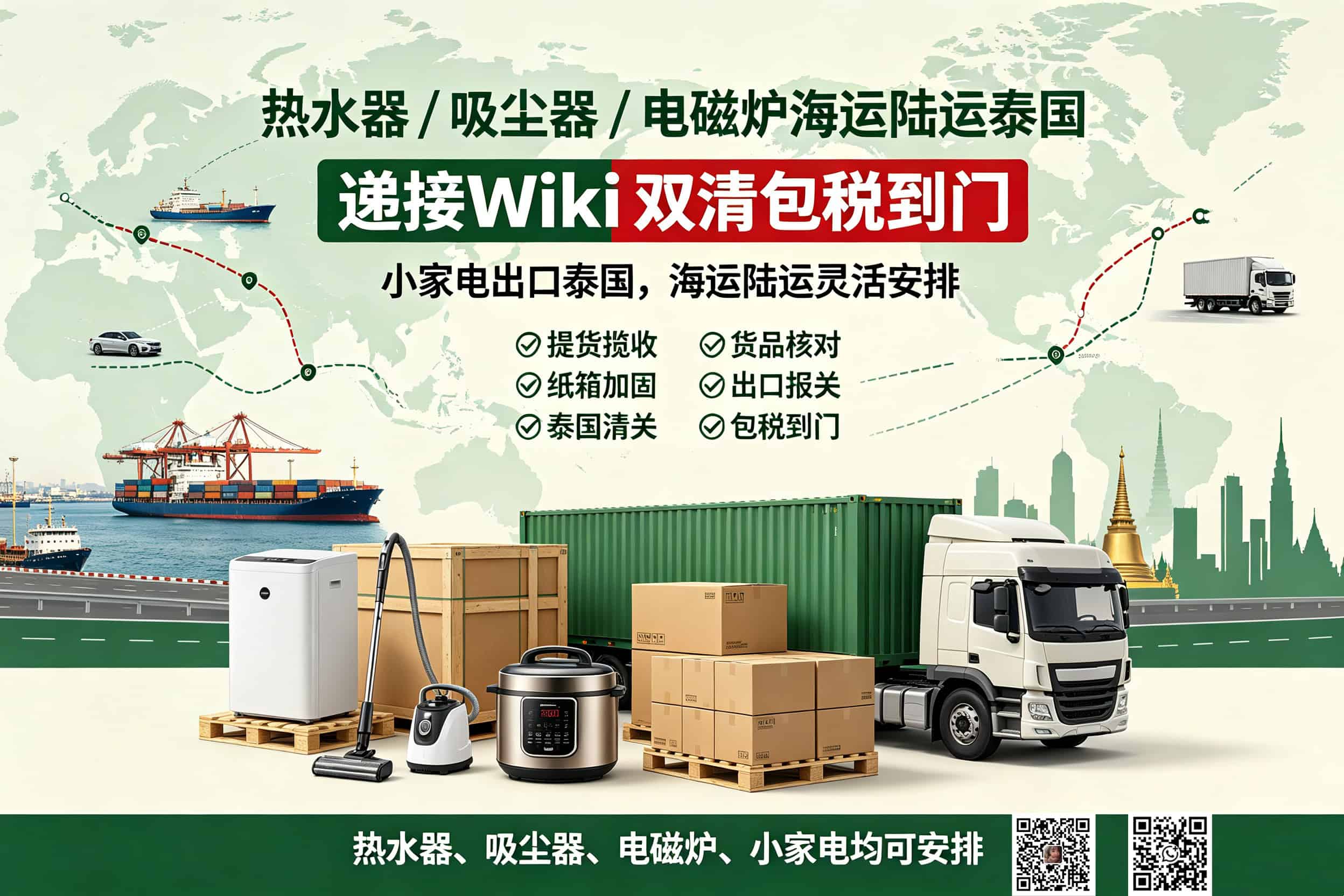 Water heaters shipped to Thailand