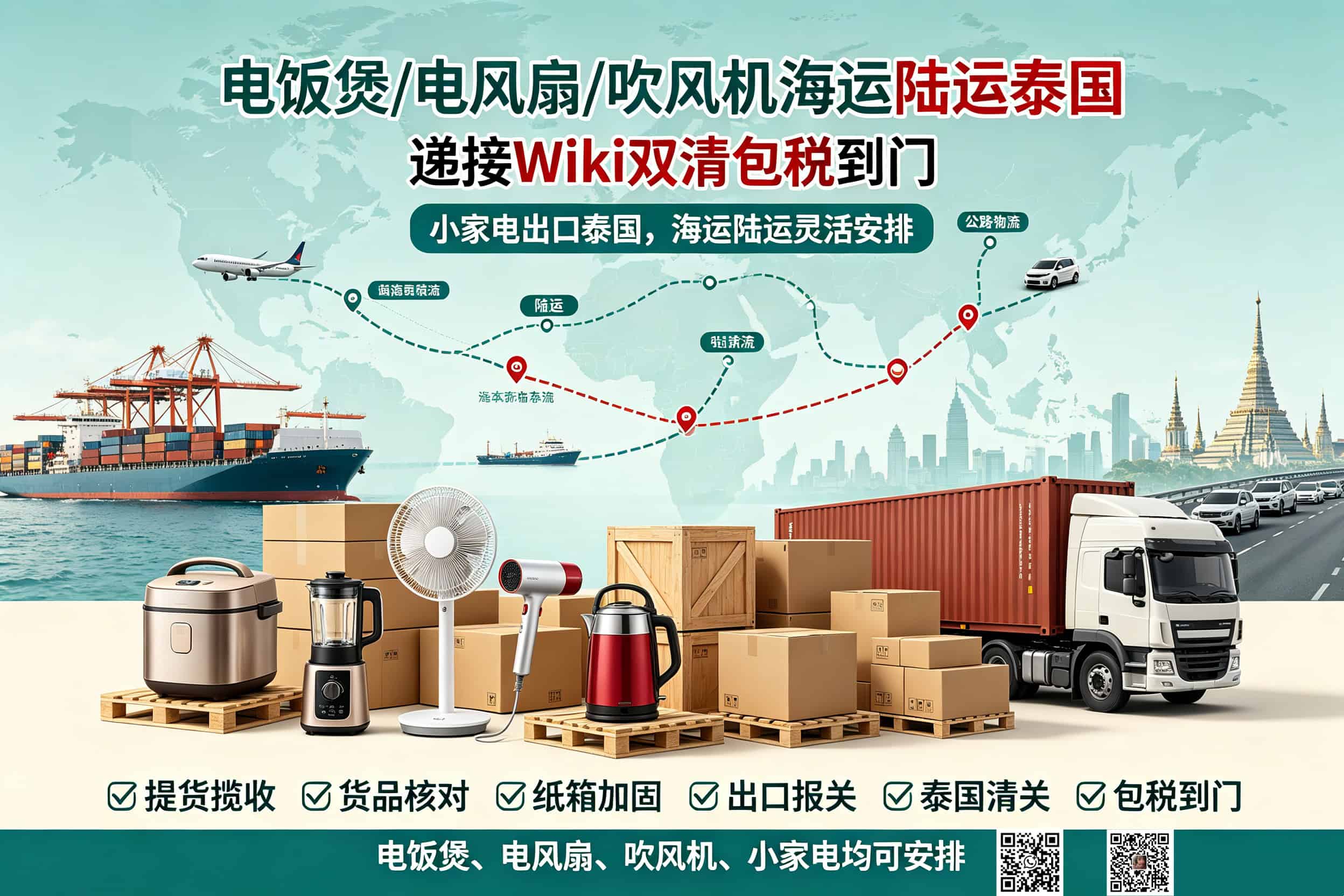 Electric fans shipped to Thailand