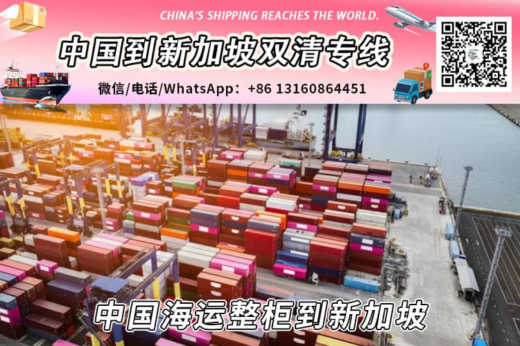 中国海运整柜到新加坡丨专业20GP/40HQ整柜清关派送到门