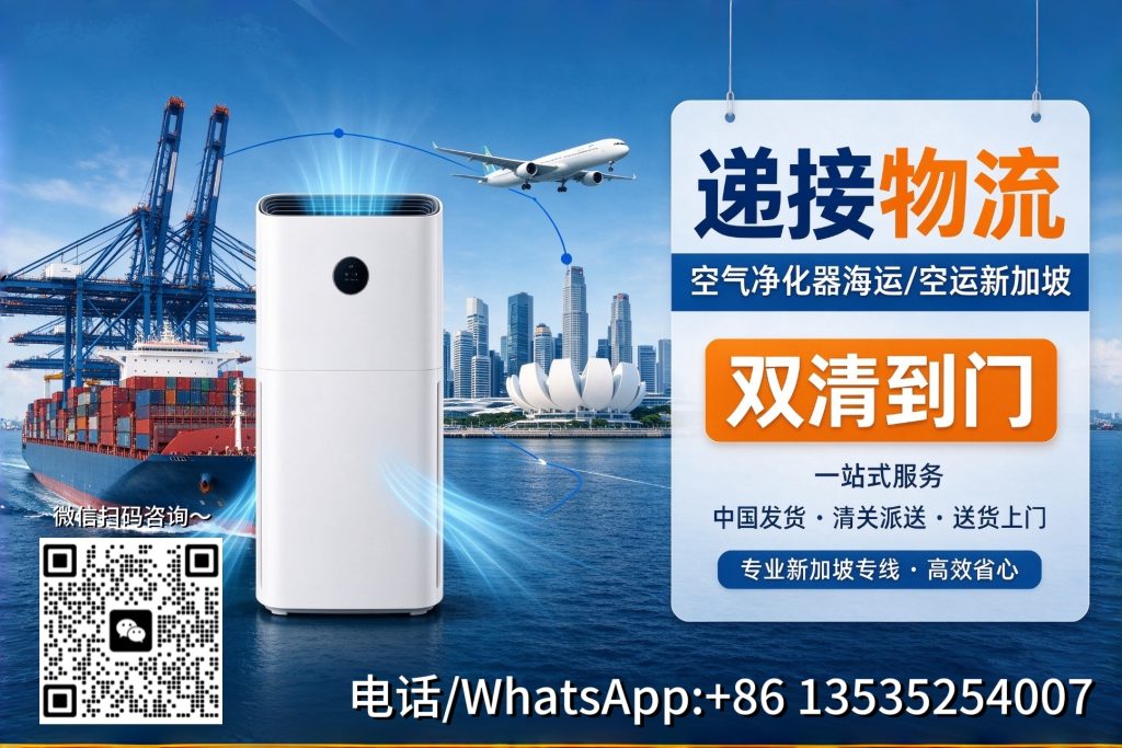 空气净化器从中国海运/空运新加坡双清到门一站式服务