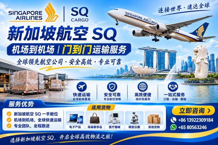 Air Freight Booking Services for Singapore
